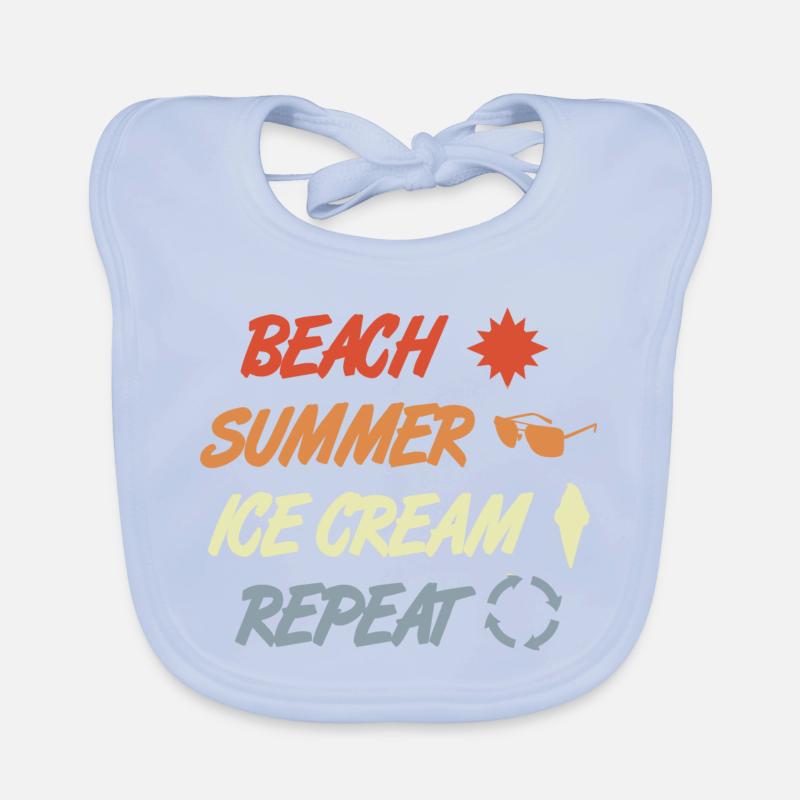 Vintage Eiscreme Spruch Baby Bio-Lätzchen