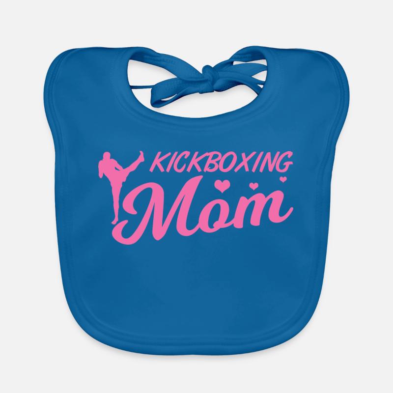 Kickboxing Mom Baby Bio-Lätzchen