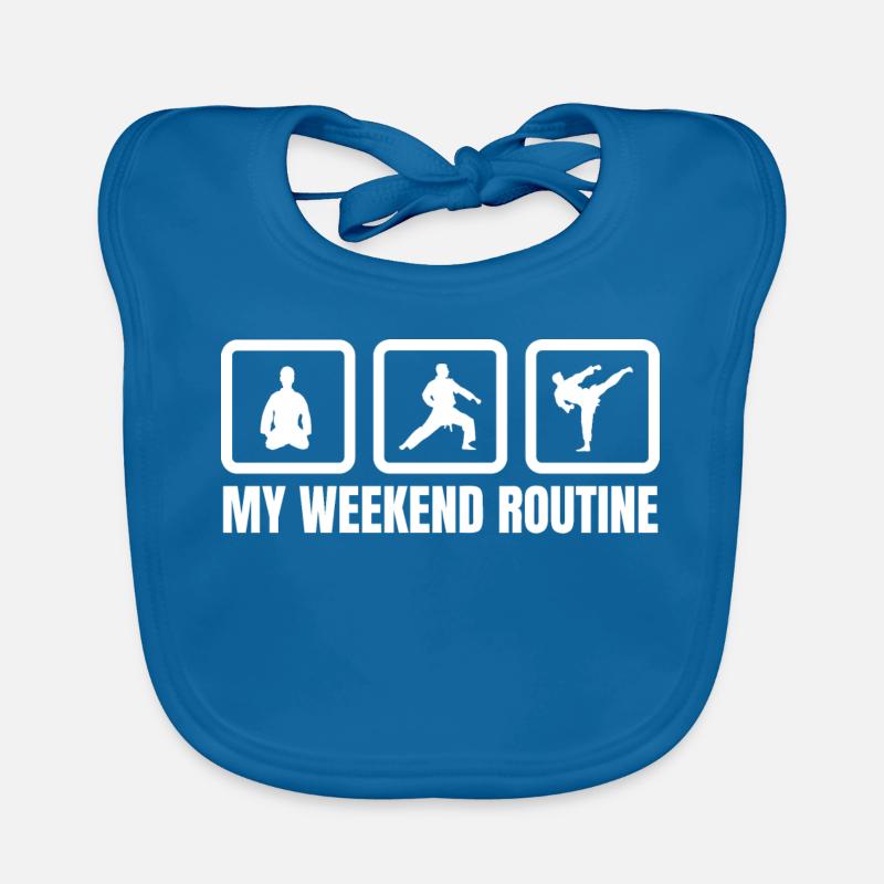Karate Weekend Organic Baby Bibs