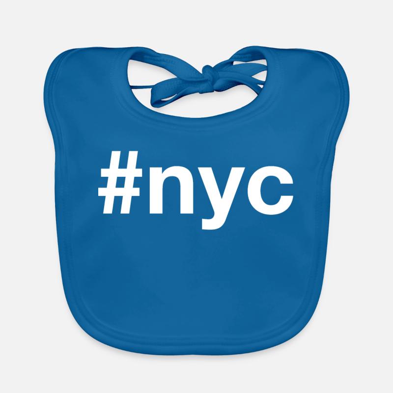 Hashtag de New York Bavoir bio Bébé