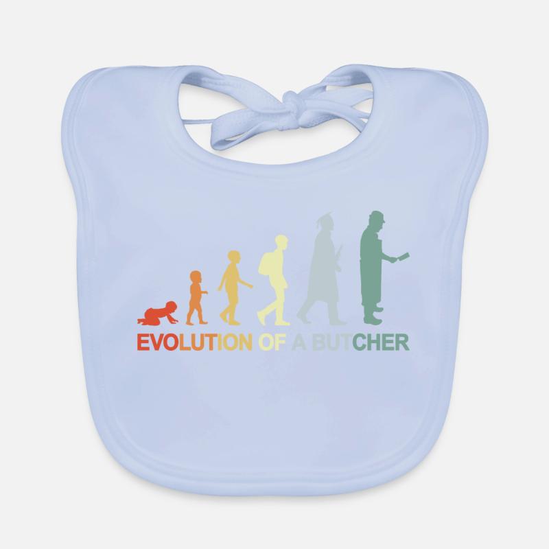 Évolution du boucher vintage Bavoir bio Bébé
