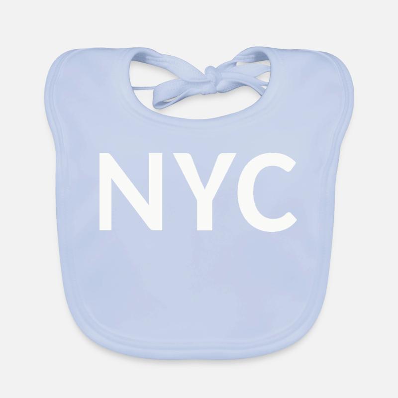 NYC Schriftzug Baby Bio-Lätzchen