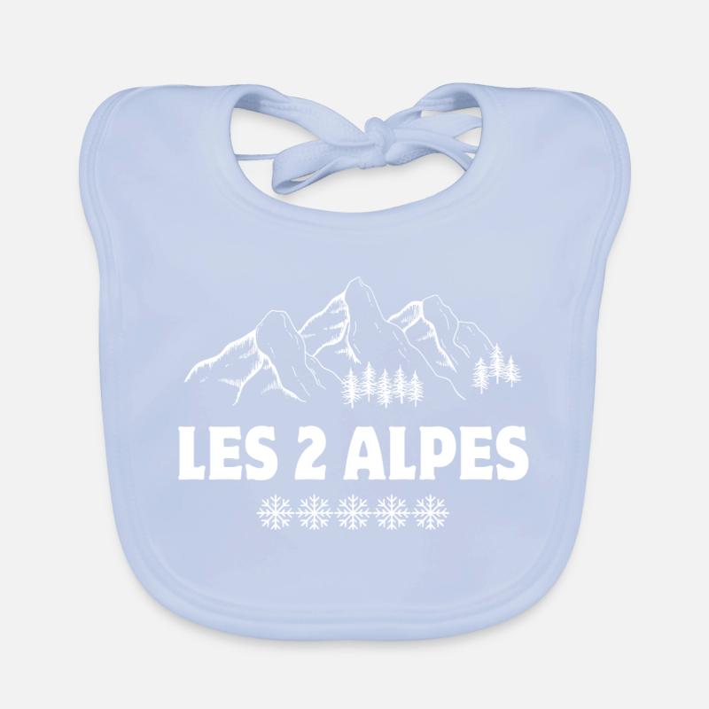 ski, station de ski, les 2 Alpes Bavoir bio Bébé