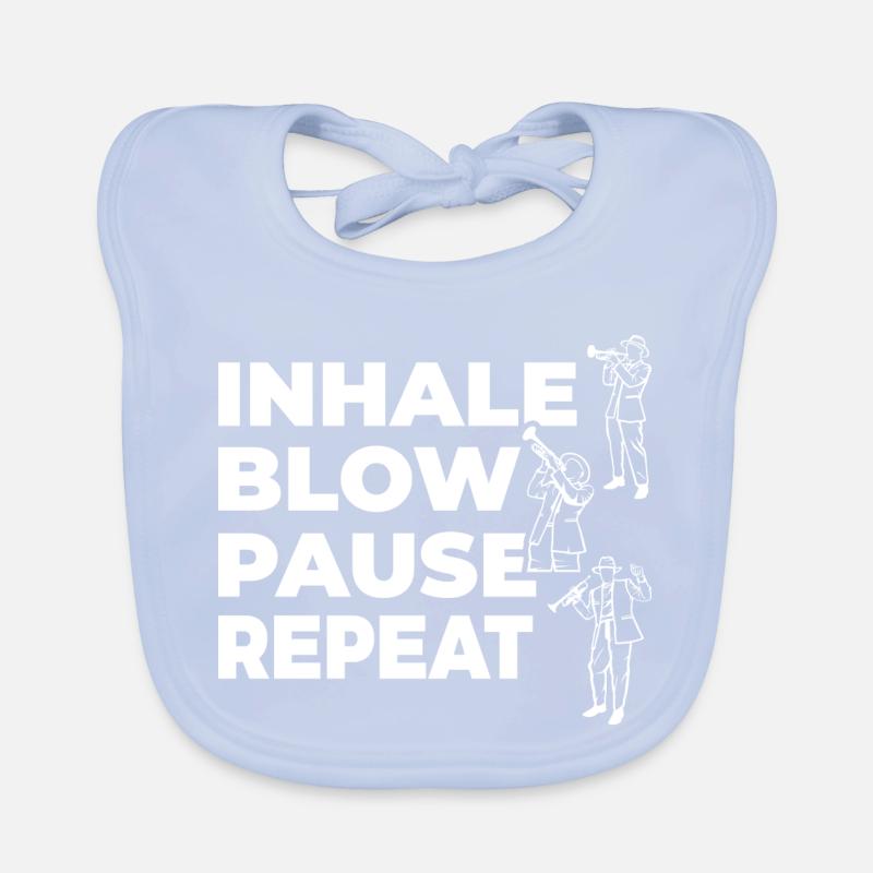 Inhale, exhale, pause, repeat Organic Baby Bibs