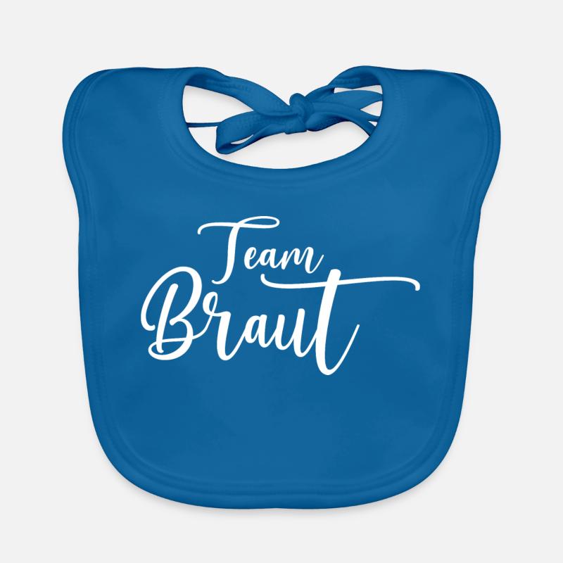 Team Bride Design for Hen Party Bachelor Party Organic Baby Bibs