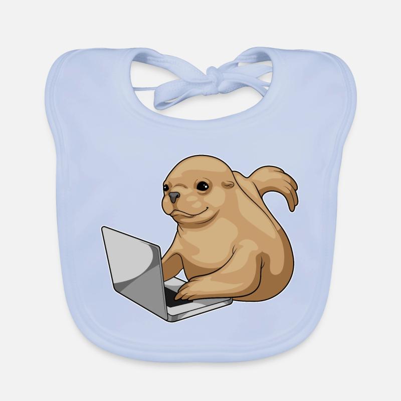 Ordinateur portable Seal Bavoir bio Bébé