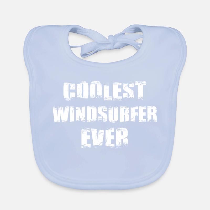 Coolest Windsurfer Ever Baby Bio-Lätzchen
