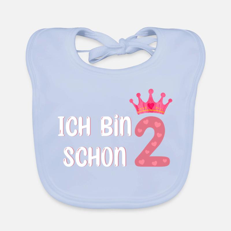 Ich bin schon 2 Baby Bio-Lätzchen