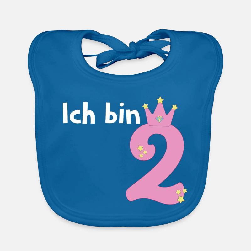 Ich bin schon 2 Mädchen 2 Jahre alt Baby Bio-Lätzchen