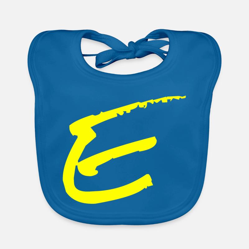 Buchstabe E Baby Bio-Lätzchen