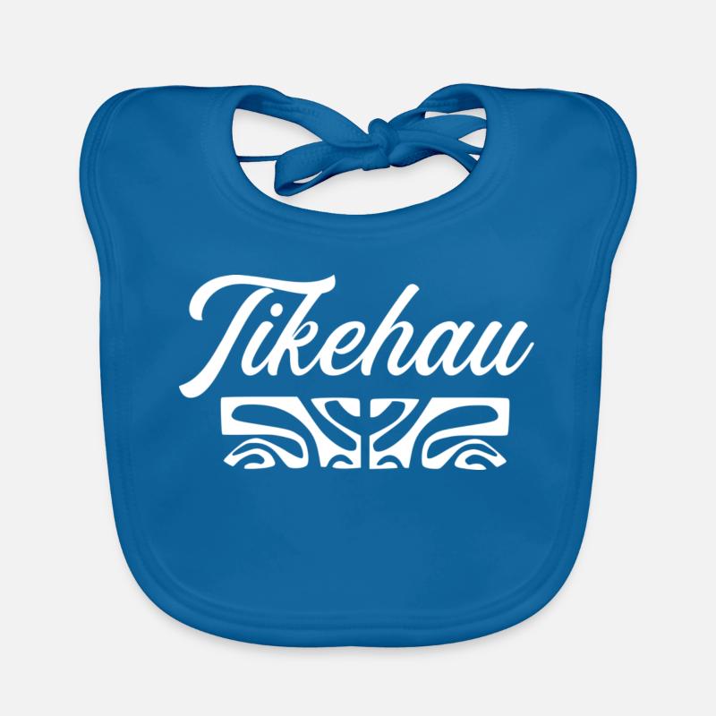 TIKEHAU (white) Organic Baby Bibs