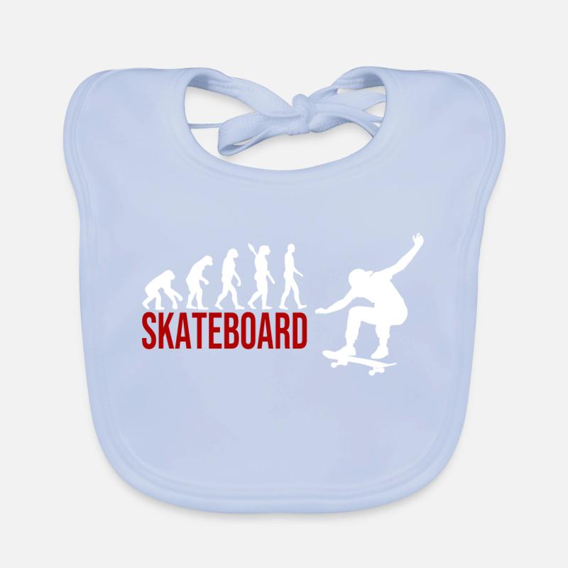 Evolution Skateboard Baby Bio-Lätzchen