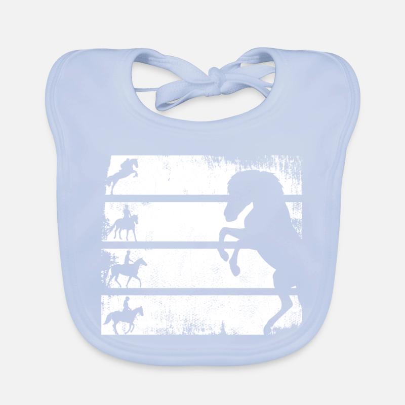 Équitation Bavoir bio Bébé