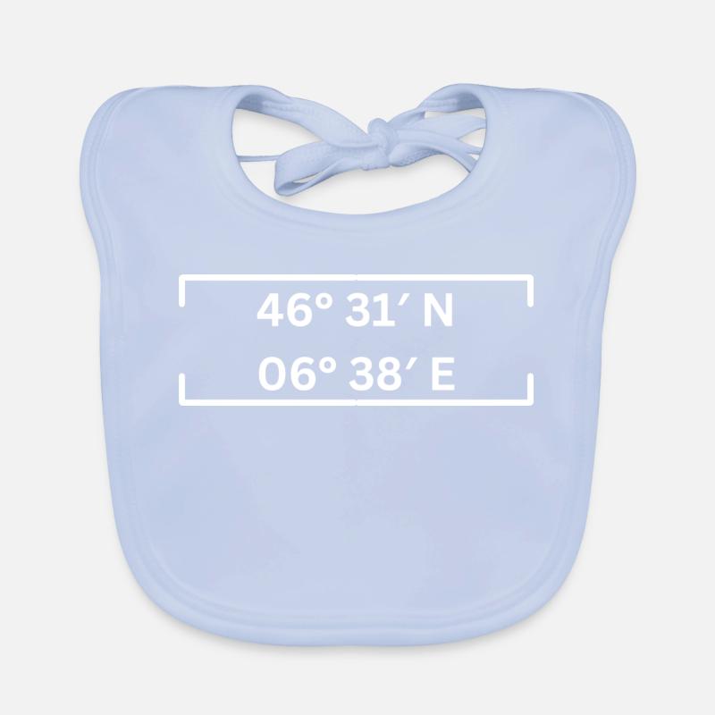 Coordinates Lausanne Minimalist Organic Baby Bibs