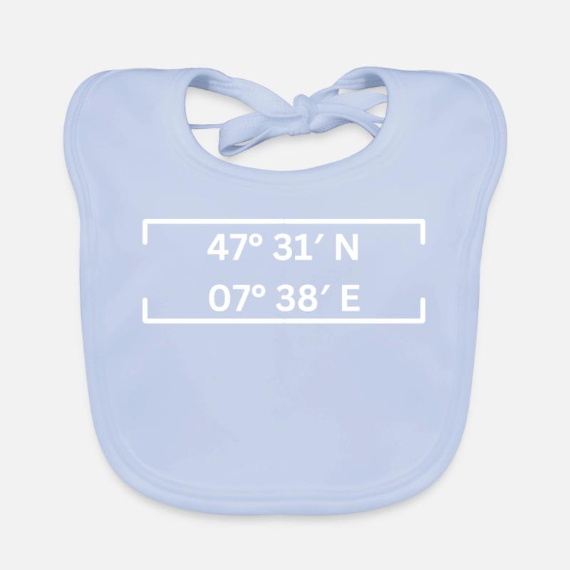 Coordinates Muttenz Minimalist Organic Baby Bibs