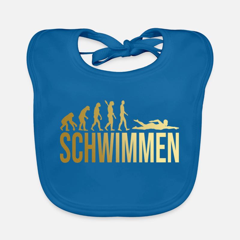 Evolution Schwimmen Baby Bio-Lätzchen