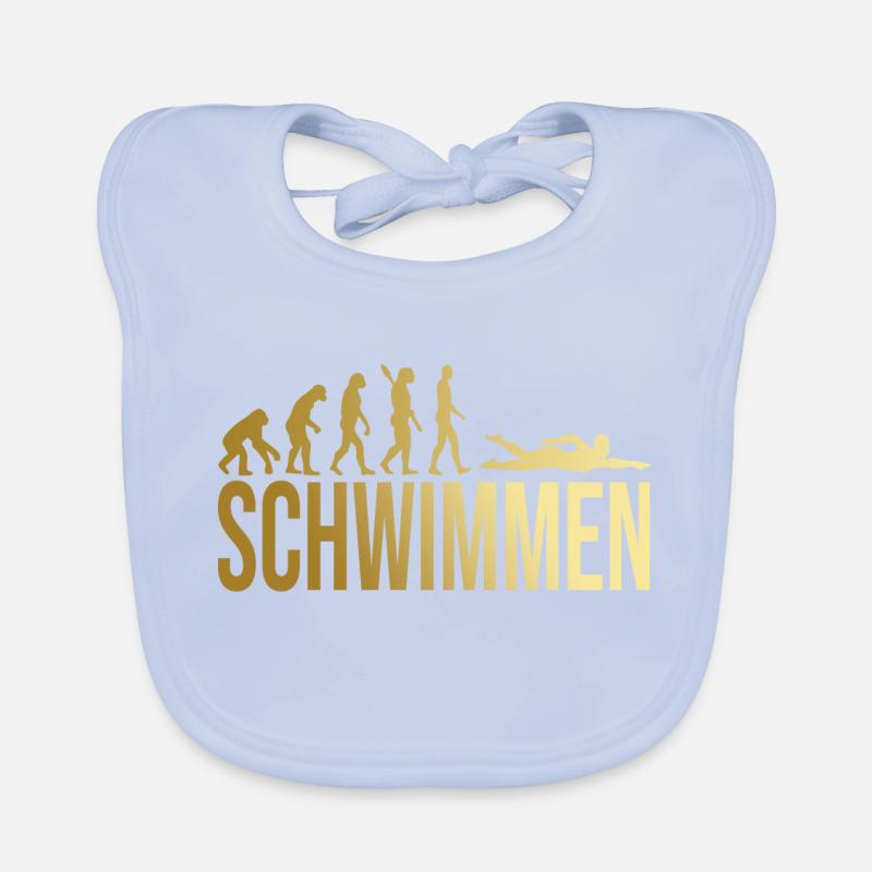 Evolution Schwimmen Baby Bio-Lätzchen