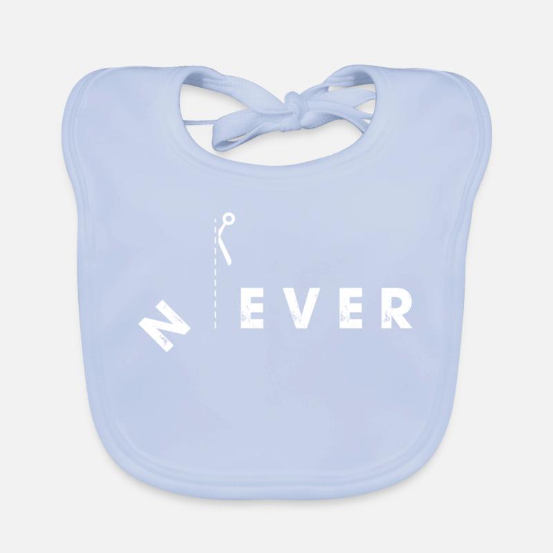 Never Cut Boundaries Scissors Design Organic Baby Bibs