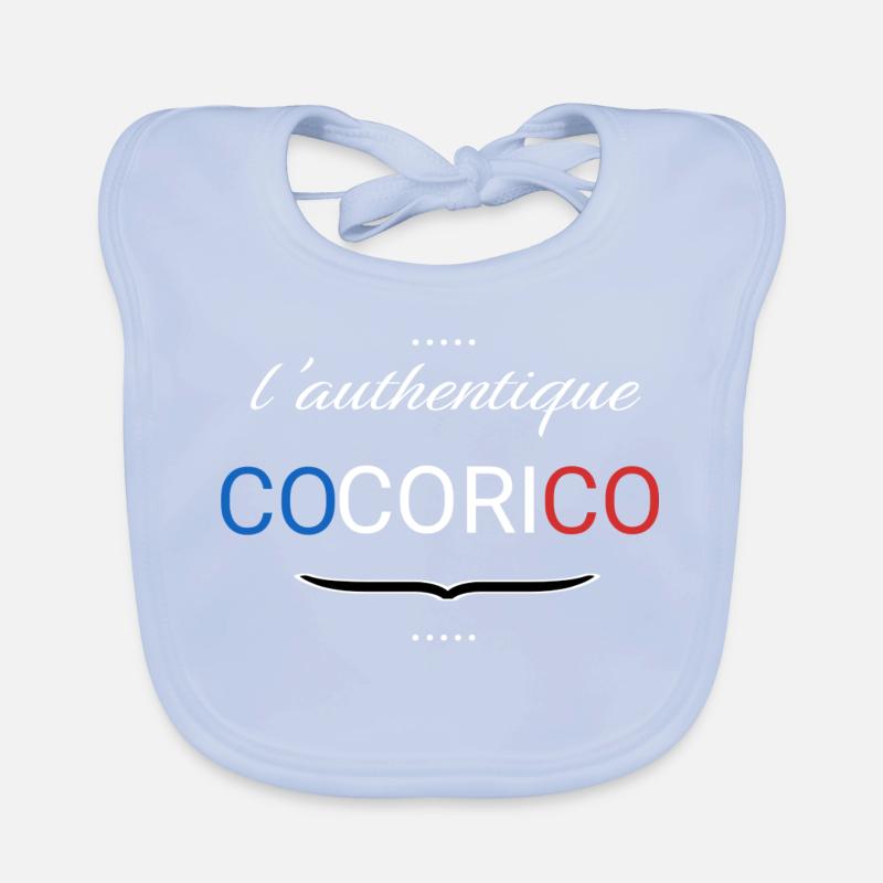 Authentisches Cocorico – Frankreich Baby Bio-Lätzchen