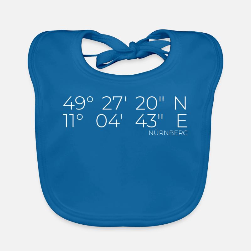 Coordinates Nuremberg Organic Baby Bibs