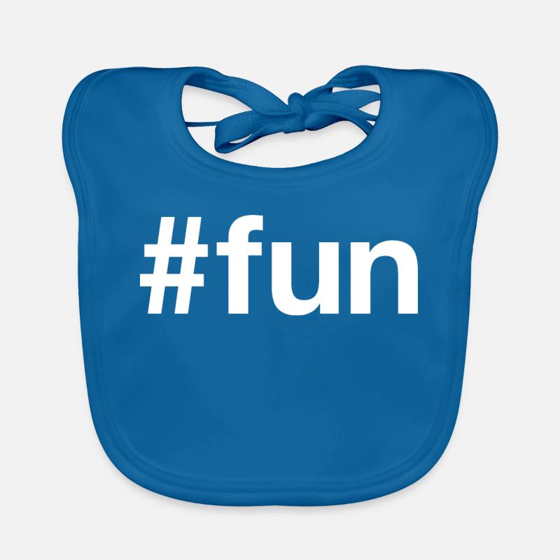 FUN Spass Hashtag Bavoir bio Bébé