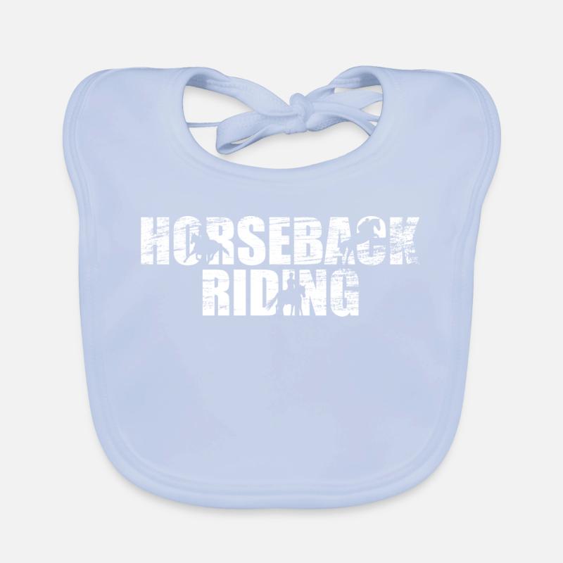 Équitation Bavoir bio Bébé