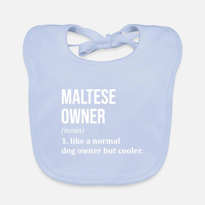 Maltesisch Baby Bio-Lätzchen