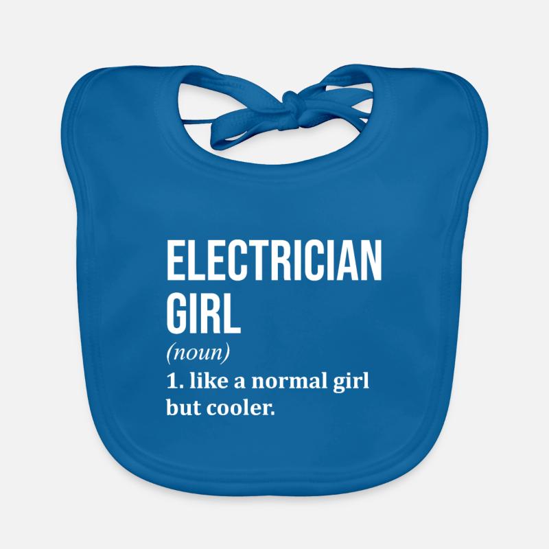 Elektriker Baby Bio-Lätzchen