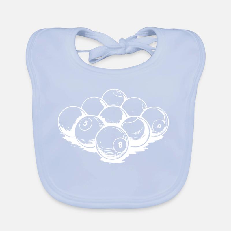 Dessin de boules de billard Bavoir bio Bébé