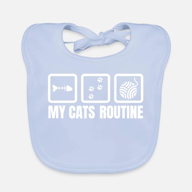 Routine meiner Katze Baby Bio-Lätzchen