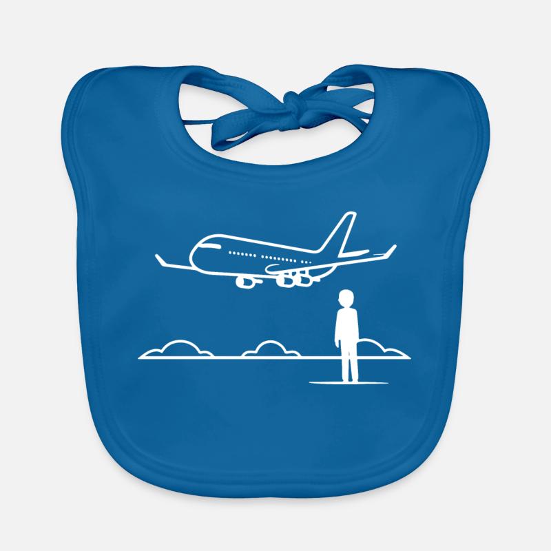 Plane Spotter Organic Baby Bibs
