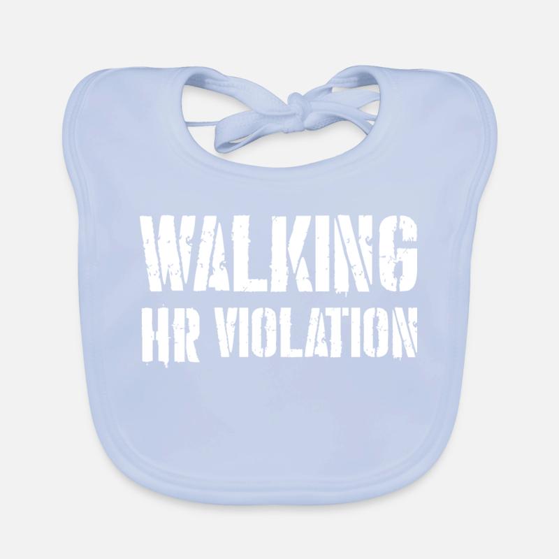 Violation des RH en marchant Bavoir bio Bébé