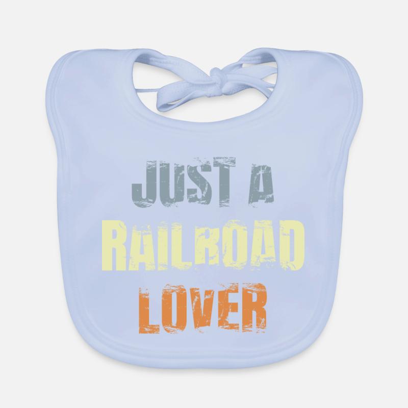 Railway lovers Organic Baby Bibs