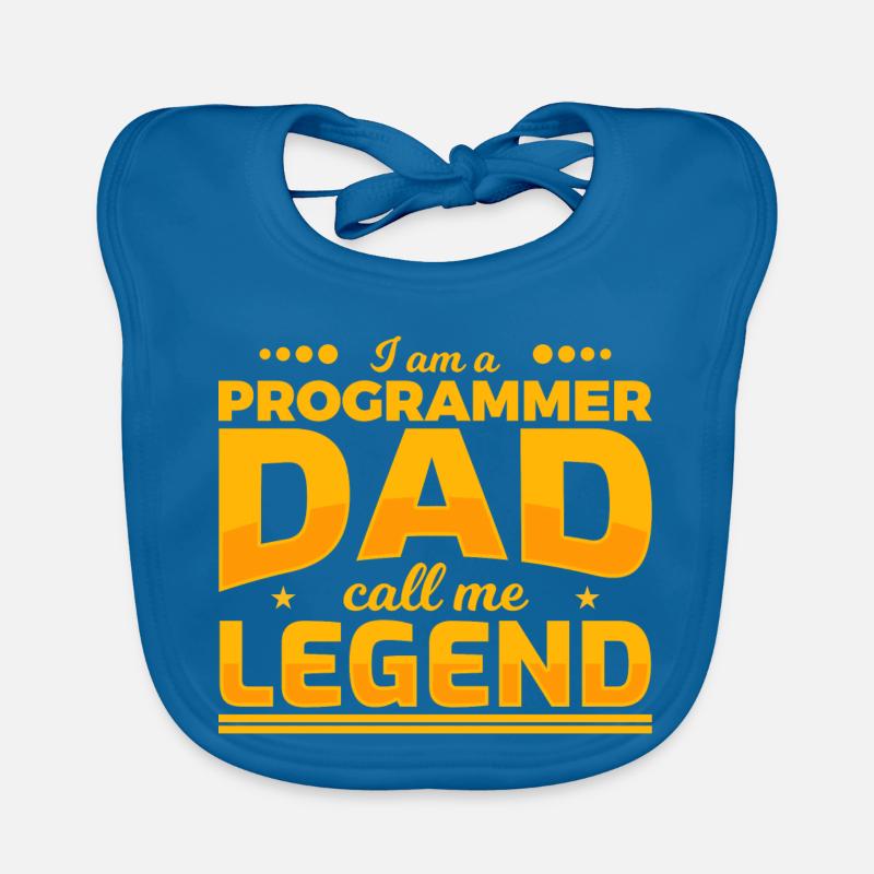 Programmierer Vater Baby Bio-Lätzchen