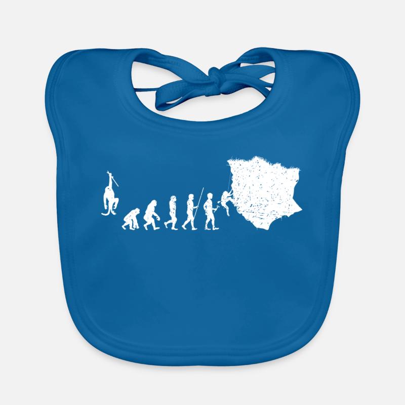 Evolution zur Abenteuer-Silhouette Baby Bio-Lätzchen
