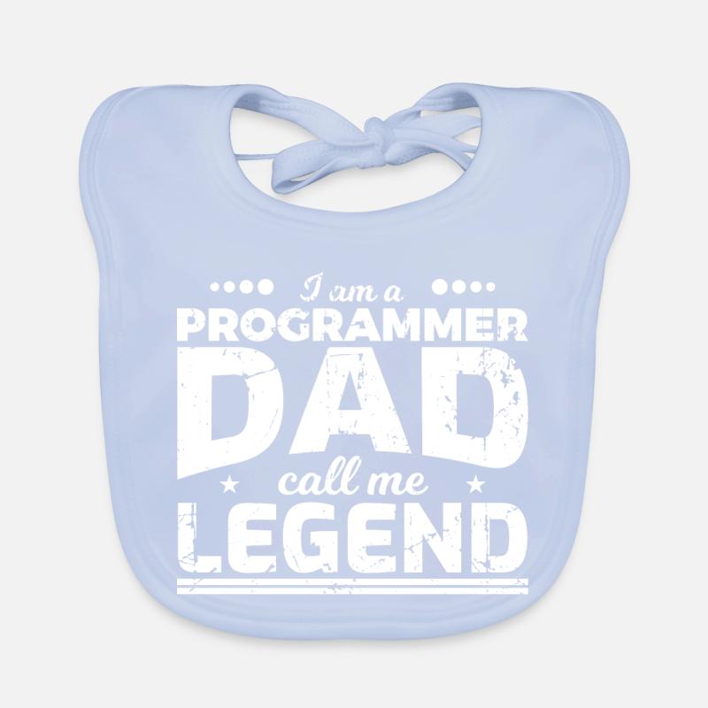 Papa codeur Bavoir bio Bébé