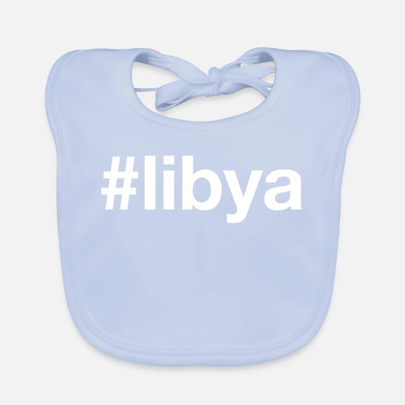 LIBYE Hashtag Libyen Bavoir bio Bébé