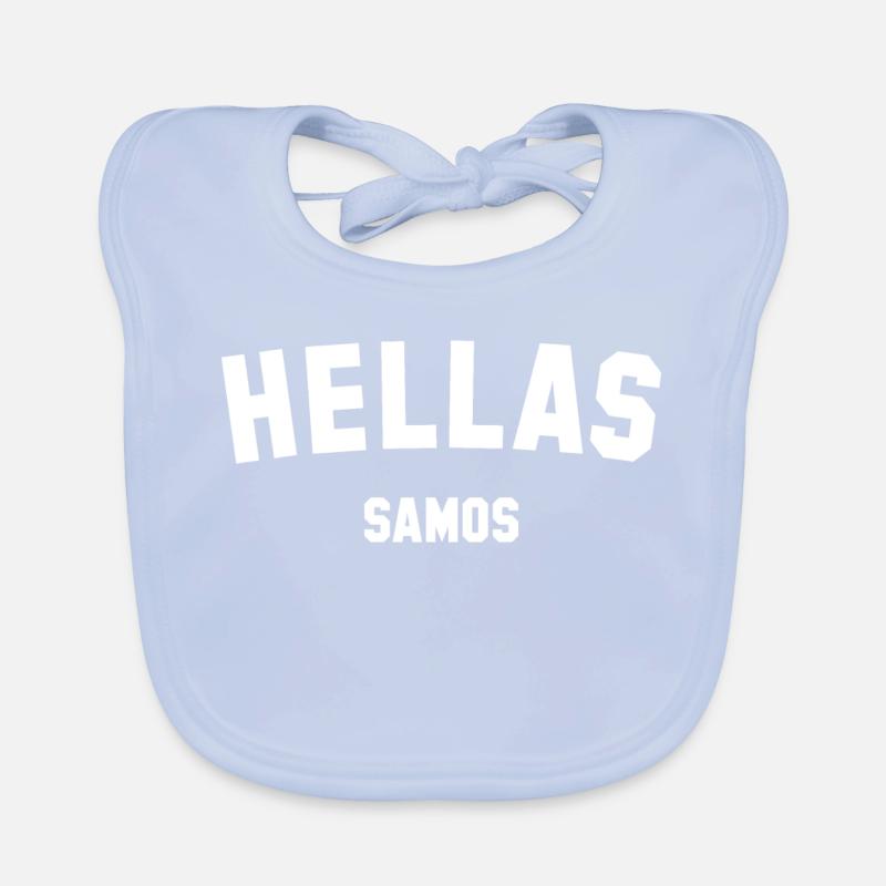 HELLAS SAMOS Grèce Bavoir bio Bébé