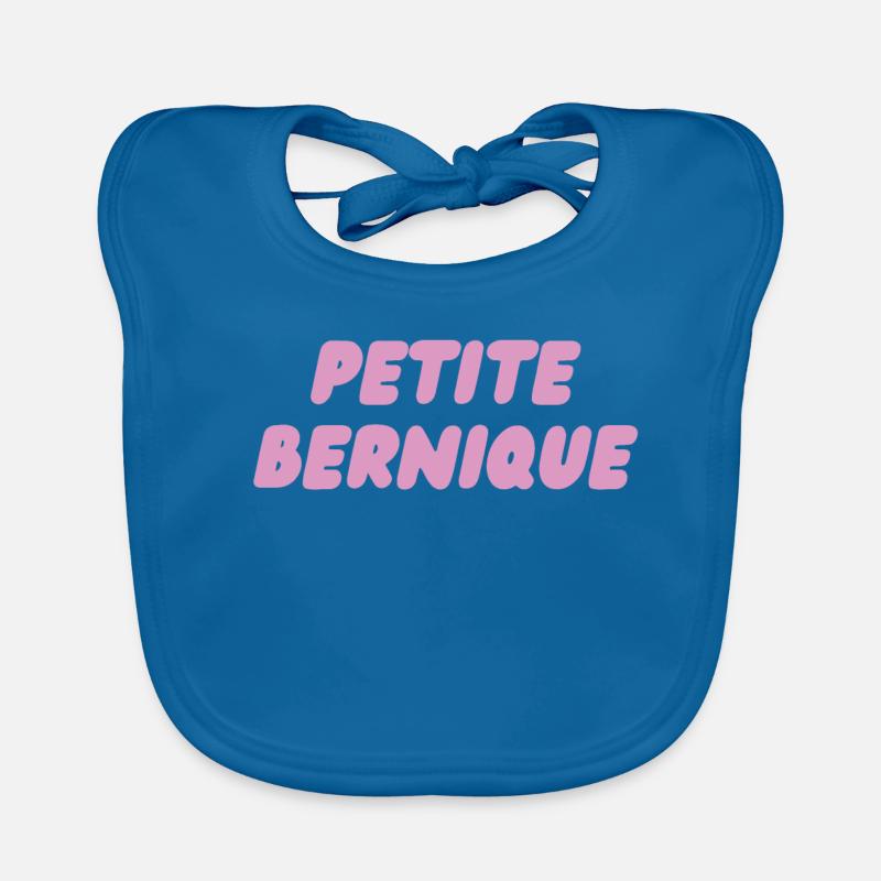 Petite Bernique - Bavoir bio Bébé - bleu paon