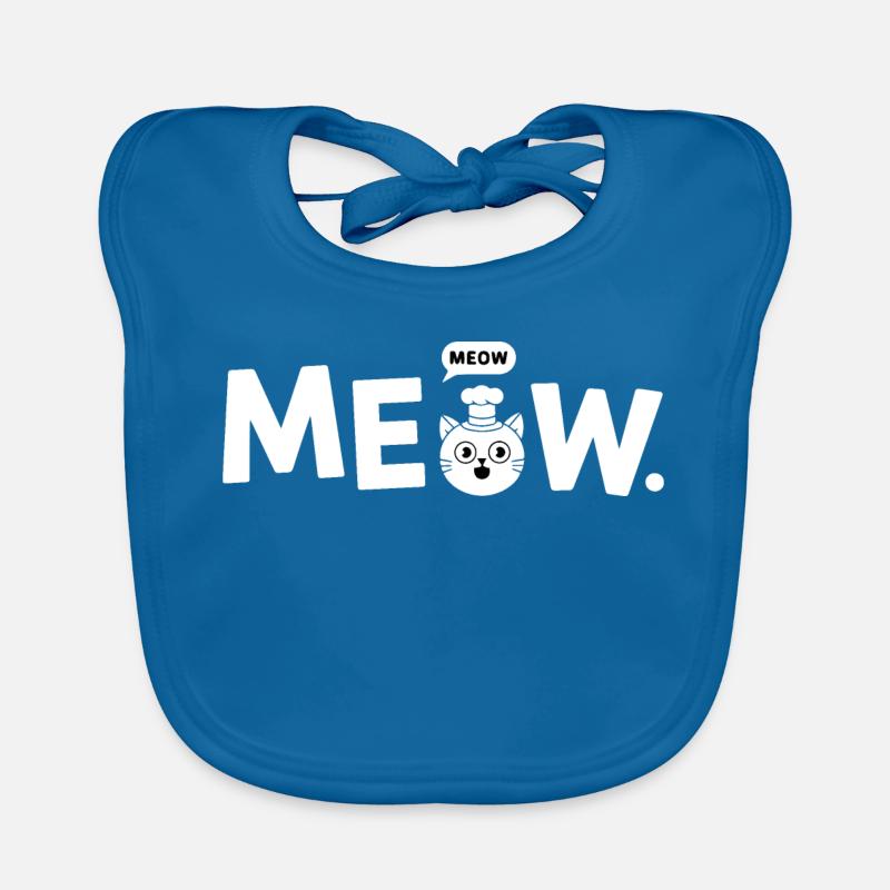 Meow Chef Cat Organic Baby Bibs
