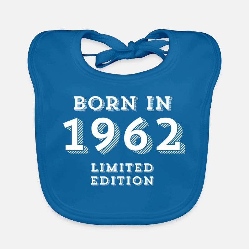 date de naissance, année de naissance, 1962 Bavoir bio Bébé