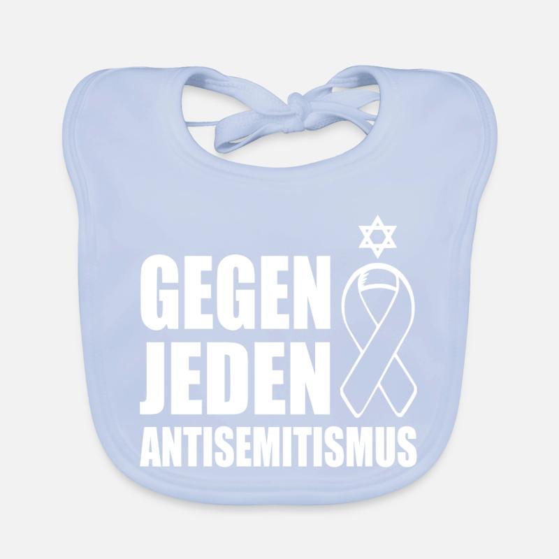 gegen jeden antisemitismus Baby Bio-Lätzchen