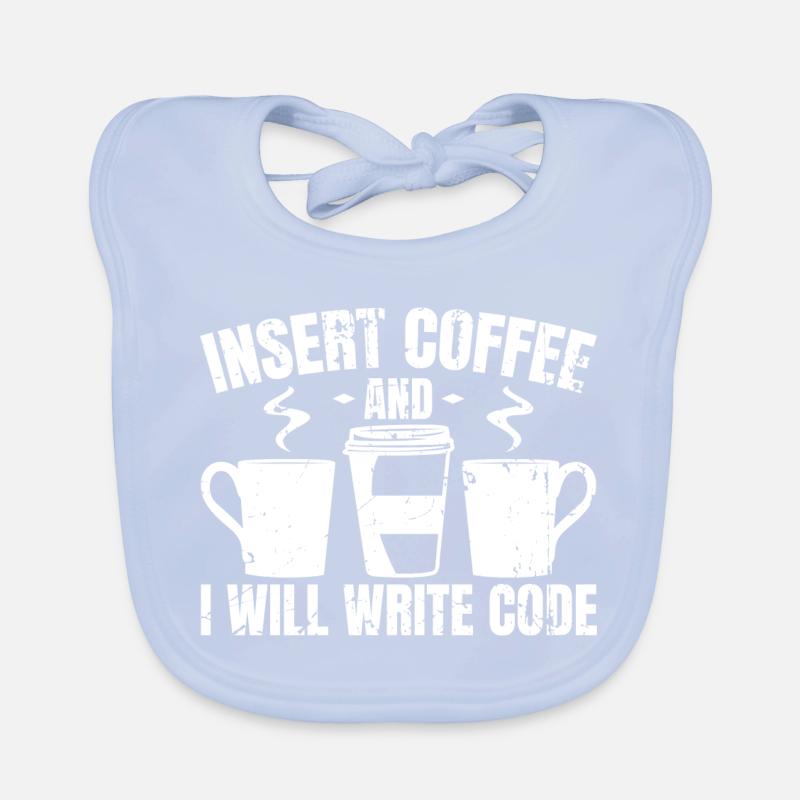 Programmeur Blagues drôles Bavoir bio Bébé
