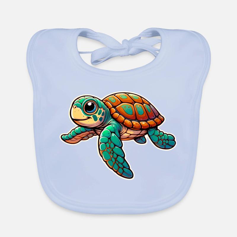 Turtle Organic Baby Bibs