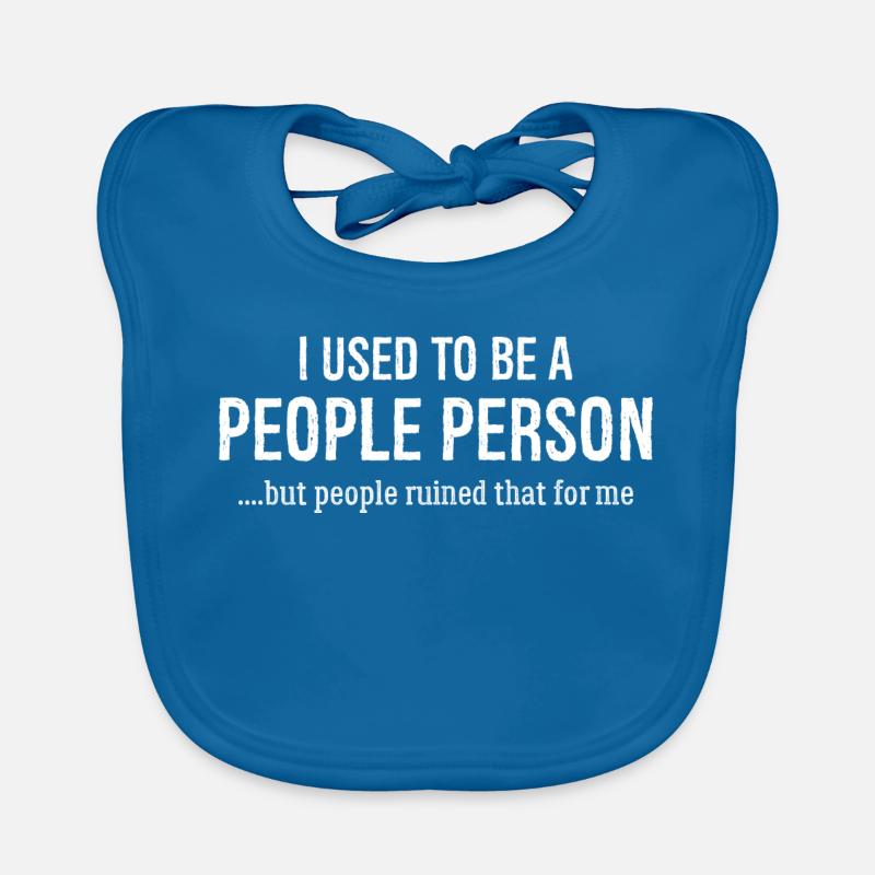 J’avais l’habitude d’être une personne personne drôle de chemise Bavoir bio Bébé