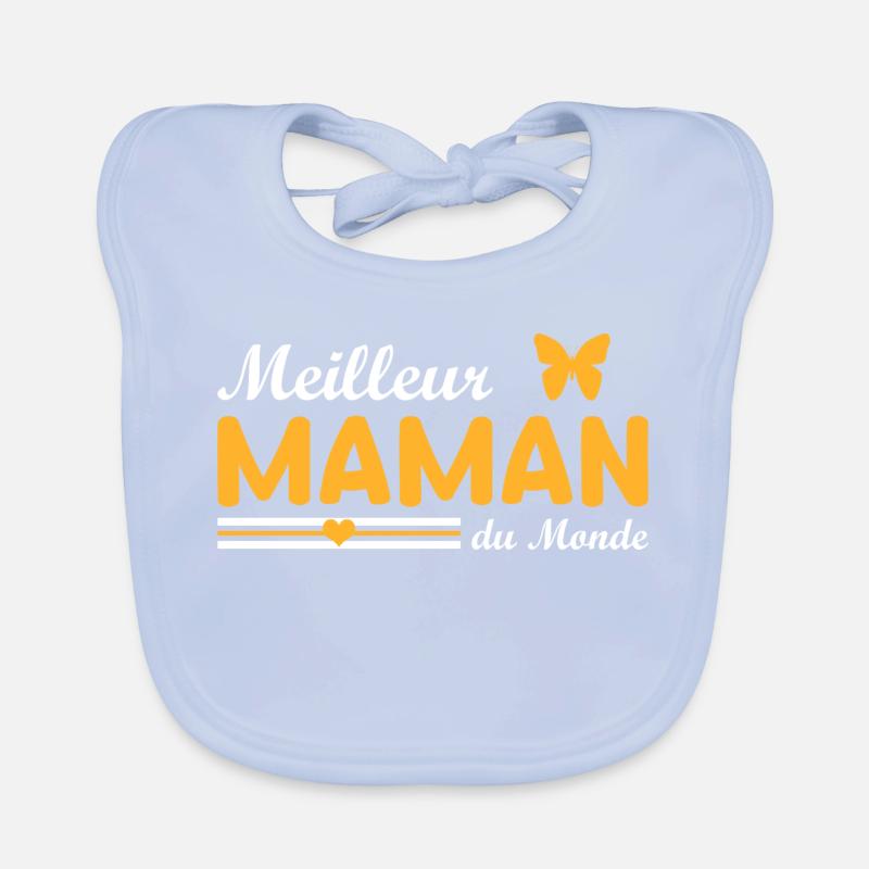 Beste Mutter der Welt Baby Bio-Lätzchen