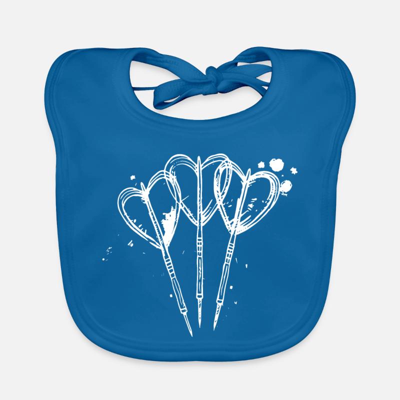 Fléchettes au trait Bavoir bio Bébé