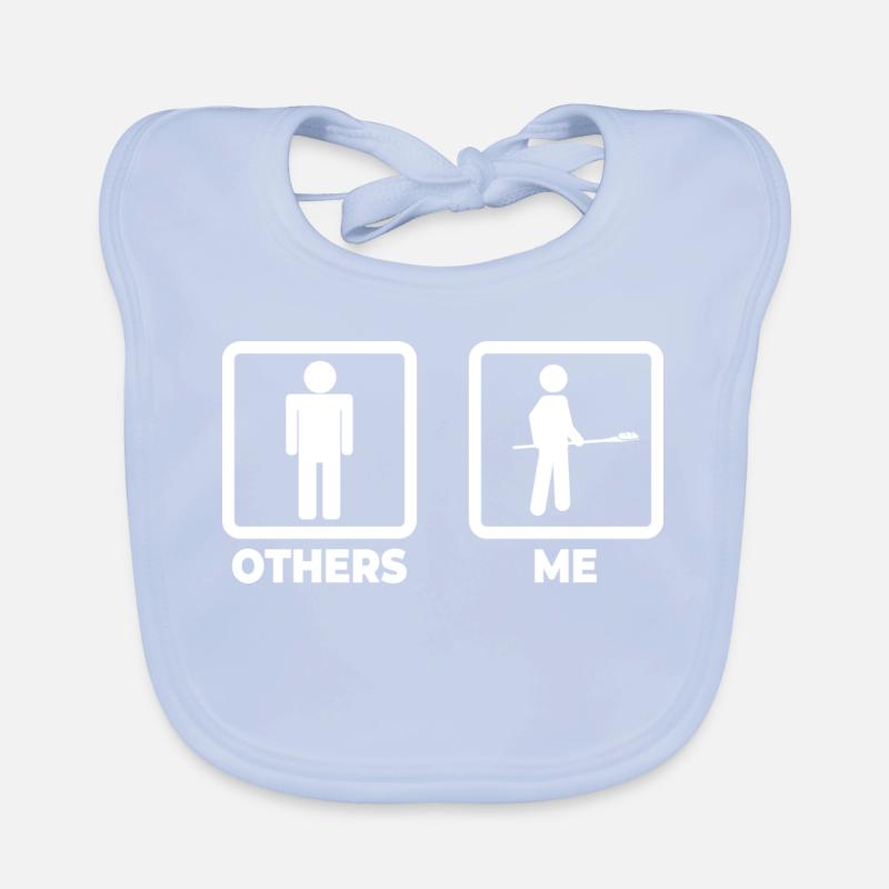 Baker stick figure Organic Baby Bibs