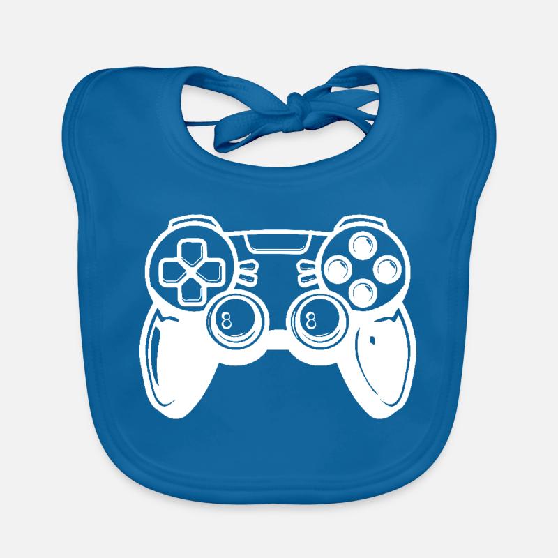 Videogames Controller Baby Bio-Lätzchen