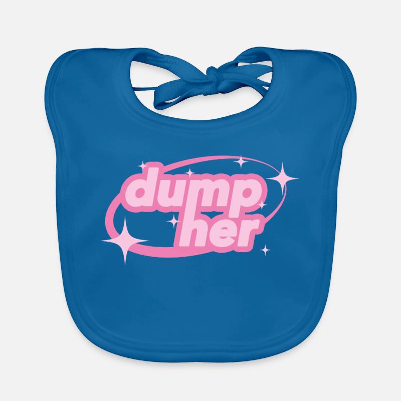 Dump Her – Déclaration de Y2K Bavoir bio Bébé